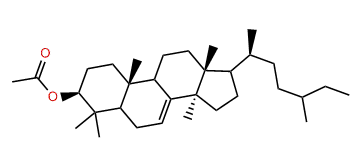 24-Methyl-31-nor-7-lanostenol acetate